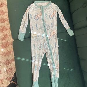 Little Sleepies 6-12 mo bicycle footie